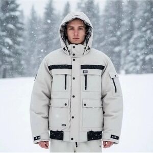 SUPER TRIPLE GOOSE WINTER JACKET COAT XL Snowboard Parka SKI Canadian Rare $300